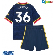 Arsenal Martin Zubimendi #36 Gostujuci Dres za djecu 2026-27 Kratak Rukav (+ Kratke hlače)
